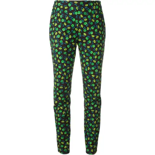 PRADA Knitted Sweatpants Women's Green Moderate Other