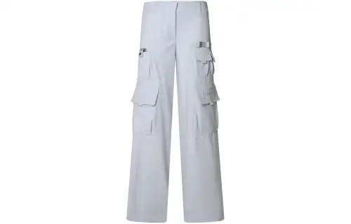 OFF WHITE Casual Pants, Regular Fit Women's White