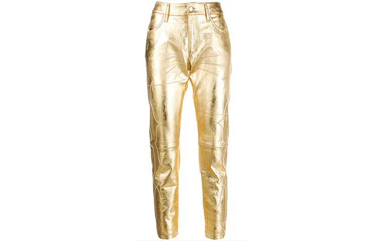 Golden Goose Full Length Pants Women's Gold