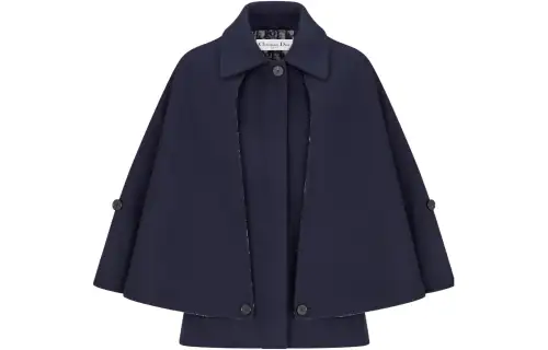 DIOR Cloaks Women's Navy Moderate