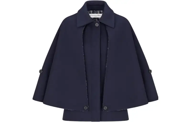 DIOR Cloaks Women's Navy Moderate