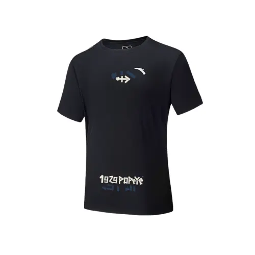 Anta Variety Training Collection T Shirt Unisex Basic Black