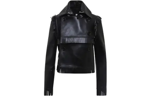 Burberry 2020s Fringed Leather Jacket