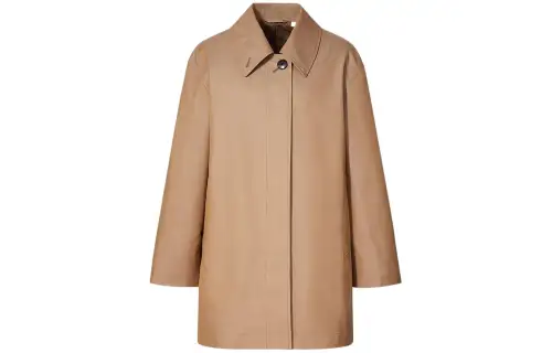 UNIQLO Coats Women's Khaki Lapel Moderate