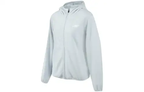 Skechers Velvet Jackets Women's Arctic Ice Blue/03JF Hooded Moderate