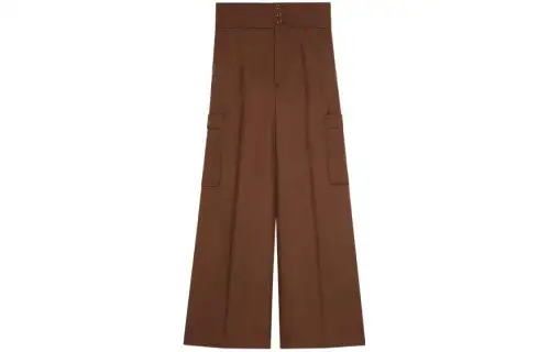 GUCCI Casual Pants Women's Brown