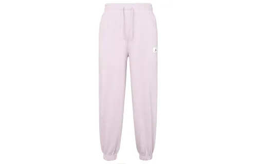 Jordan Knitted Sweatpants Women's Ice Light Purple Moderate Cuffed Pants