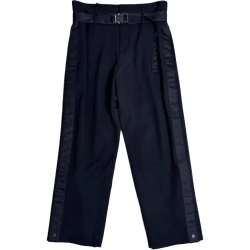 DIOR x Sacai Dior Quarterly New Products FW21 Casual Pants Men's Black