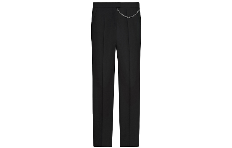 Женские штаны Givenchy FW21 с цепью (черные)