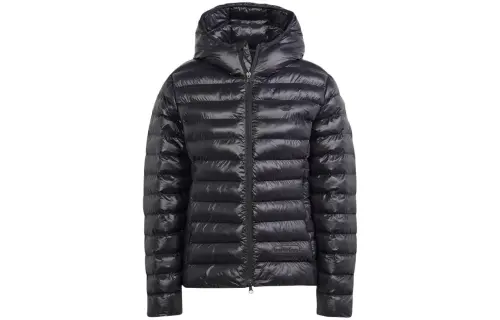 Adidas Originals Puffer Jackets Women's Black Hooded Moderate Other