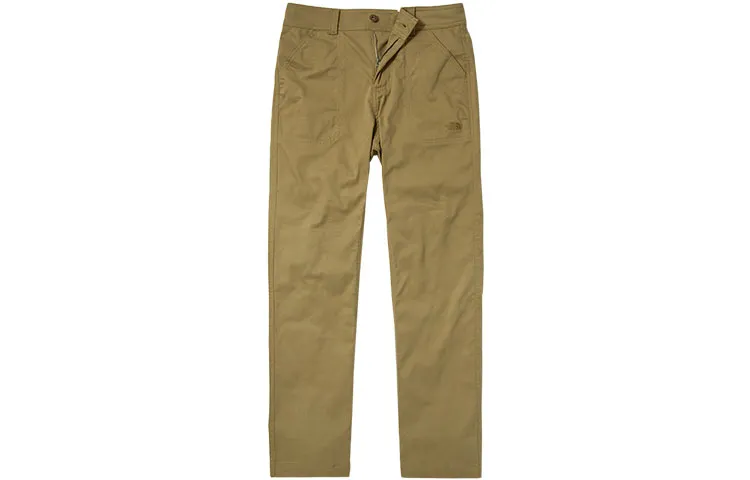 THE NORTH FACE Casual Pants Women's Khaki Moderate Straight Fit Pants