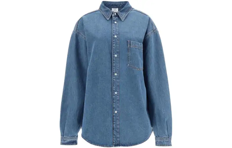 Vetements Denim Jackets Women's Blue Moderate