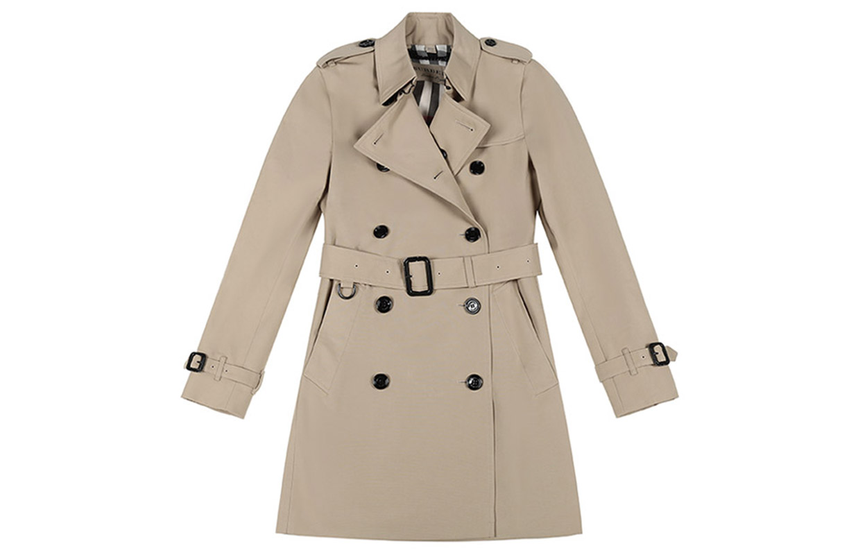 Женский тренч Burberry FW21 (каки)
