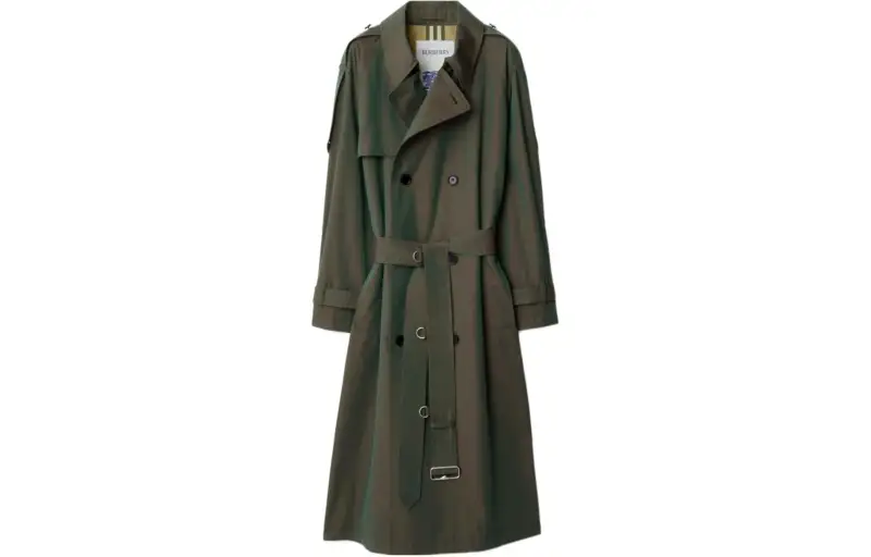 Burberry Belted Trench Coat 'Antique Green'