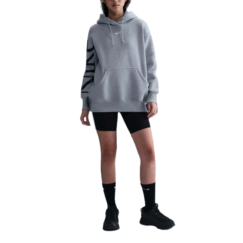 Женское худи Nike Phoenix Fleece (серое)