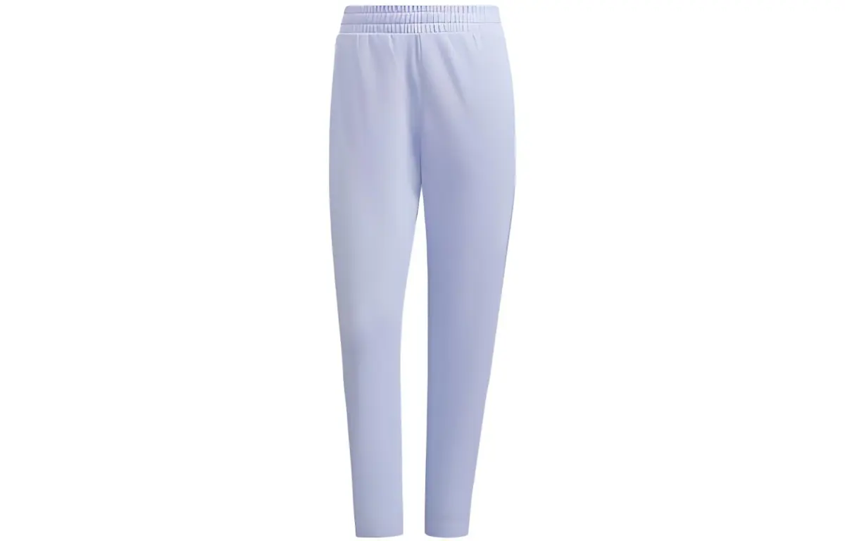 Adidas Knitted Sweatpants Women's Light Purple Moderate Straight Fit Pants