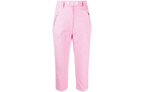 MIU MIU Casual Pants Women's Pink Moderate Slim Fit Pants