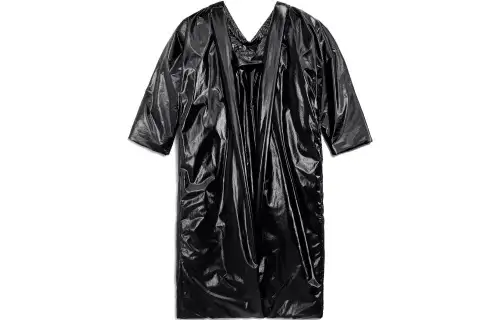 Balenciaga SS24 Coat Women's Loose Fit Black