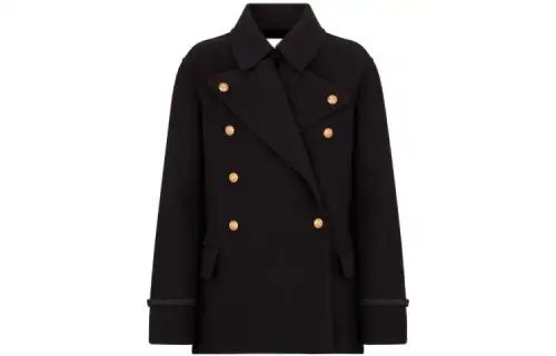 DIOR Cropped Coat Women's Black