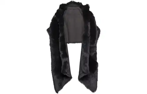 PRADA Furs Women's Black Hooded Moderate