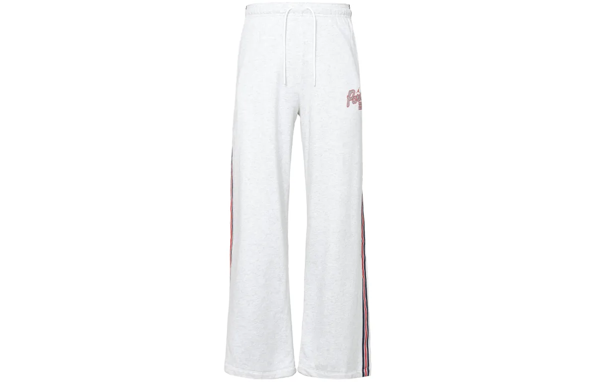 Jordan Paris Saint Germain, Collaboration, Retro Sports Side Stripes, Fleece Lined Knitted Sweatpants Women's White