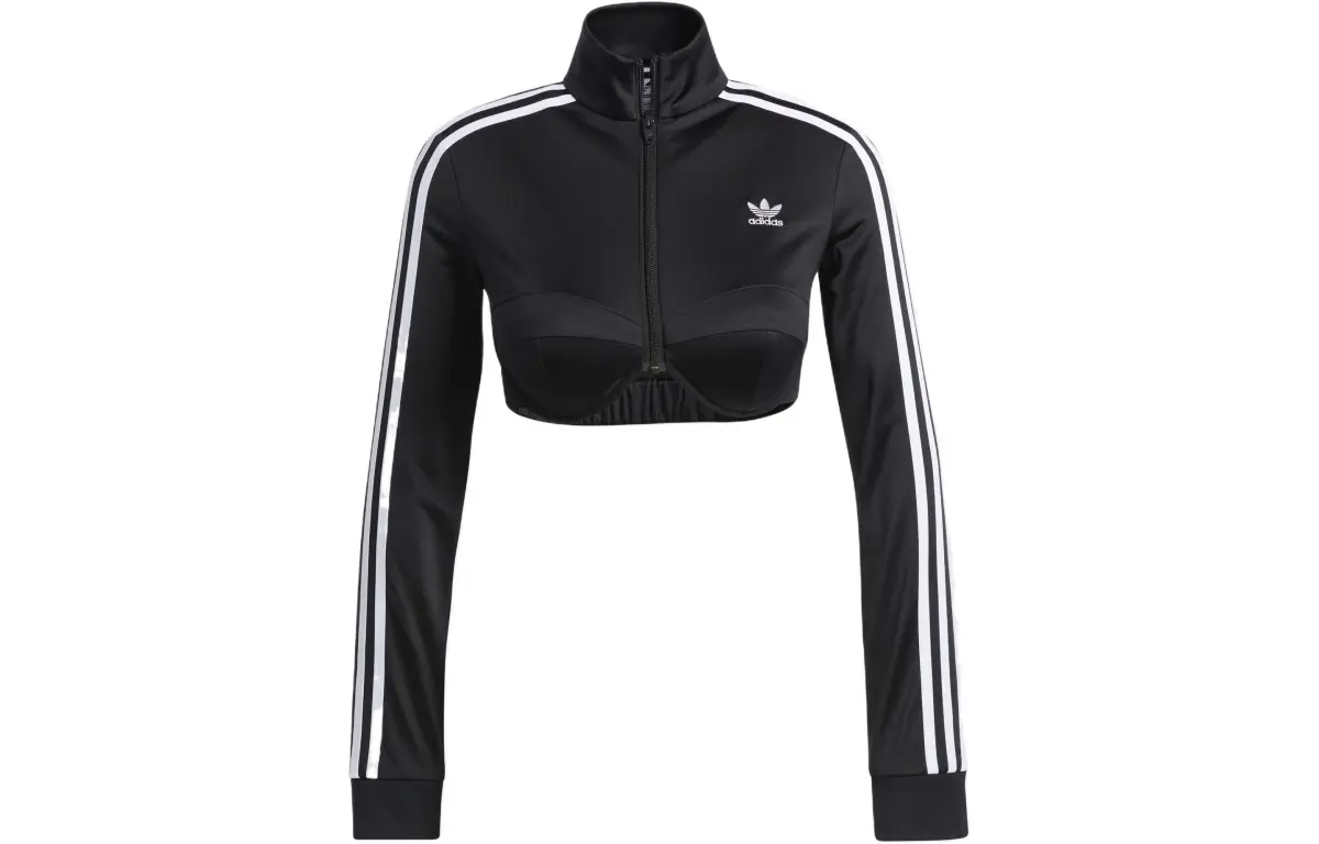 adidas originals Jeremy Scott Monogram Crop Track Jacket