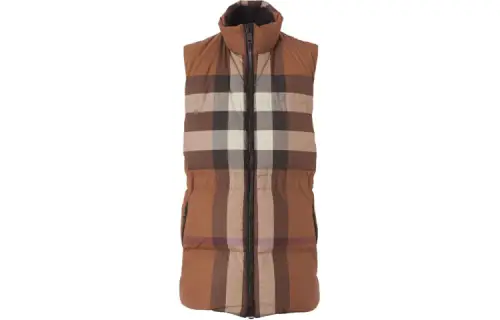 Burberry Vest 'Dark Birch Brown Check'