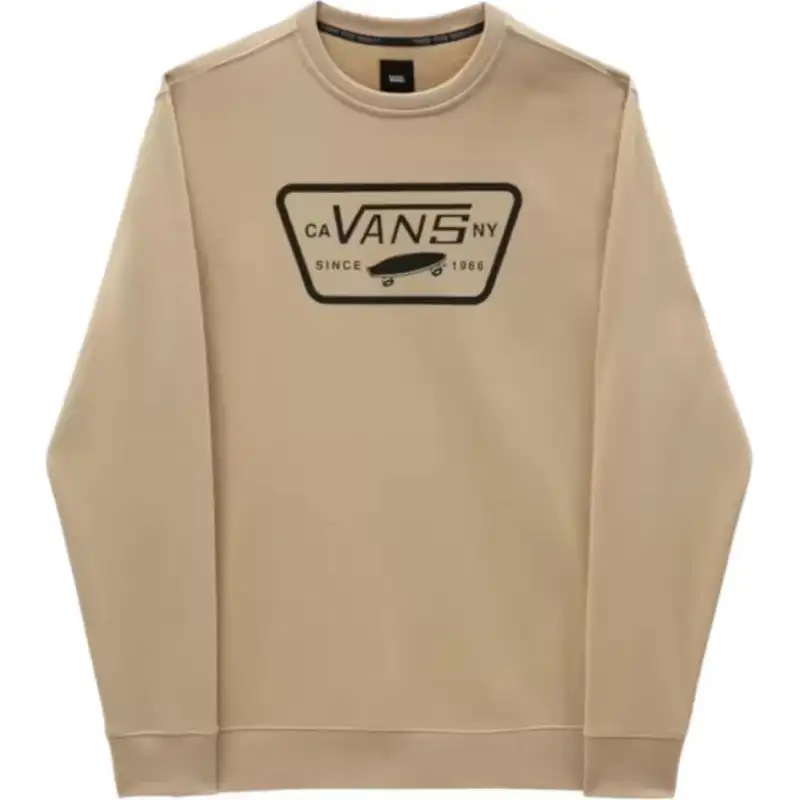 Vans Sweatshirts Women's Khaki Crew Neck Moderate