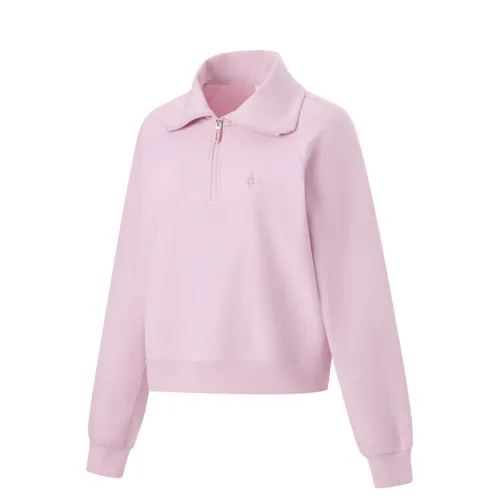 Li Ning Fitness Series Sweatshirt Women's Lotus Red Purple