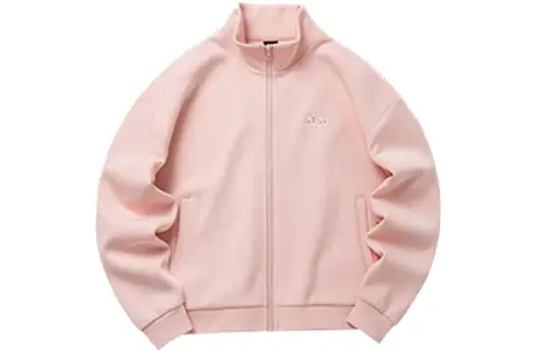 ANTA Life Collection Cropped Coats Women's Apricot Pink Stand Collar Moderate