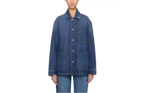 Bottega Veneta Denim Jacket Women's Blue