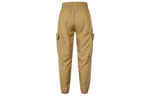 Jordan Knitted Sweatpants Women's Gold Moderate Cuffed Pants