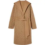 GUCCI Reversible Gg Straight Hem Coat