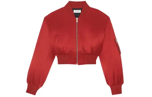 Saint Laurent Bomber Jacket 'Framboise'