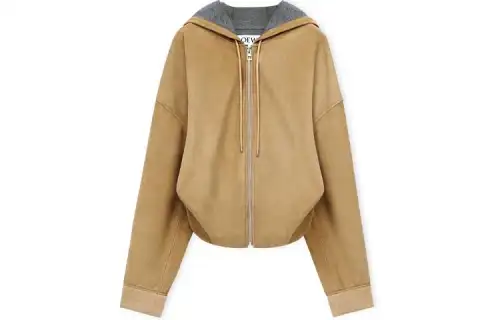 LOEWE Draped Hoodie 'Gold'