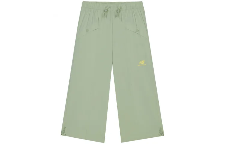 New Balance Casual Pants Women's Green Moderate Straight Fit Pants