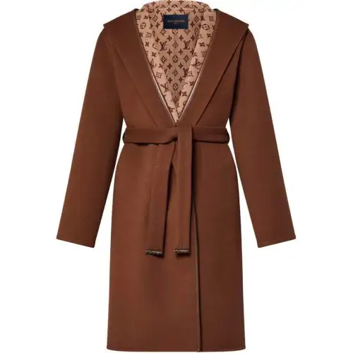 LOUIS VUITTON Coat Women's Brown
