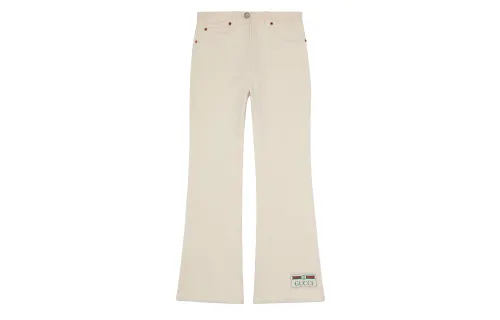 GUCCI Casual Pants Women's Ivory White