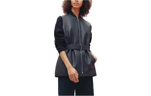 HERMES Vests Women's Black Moderate Other