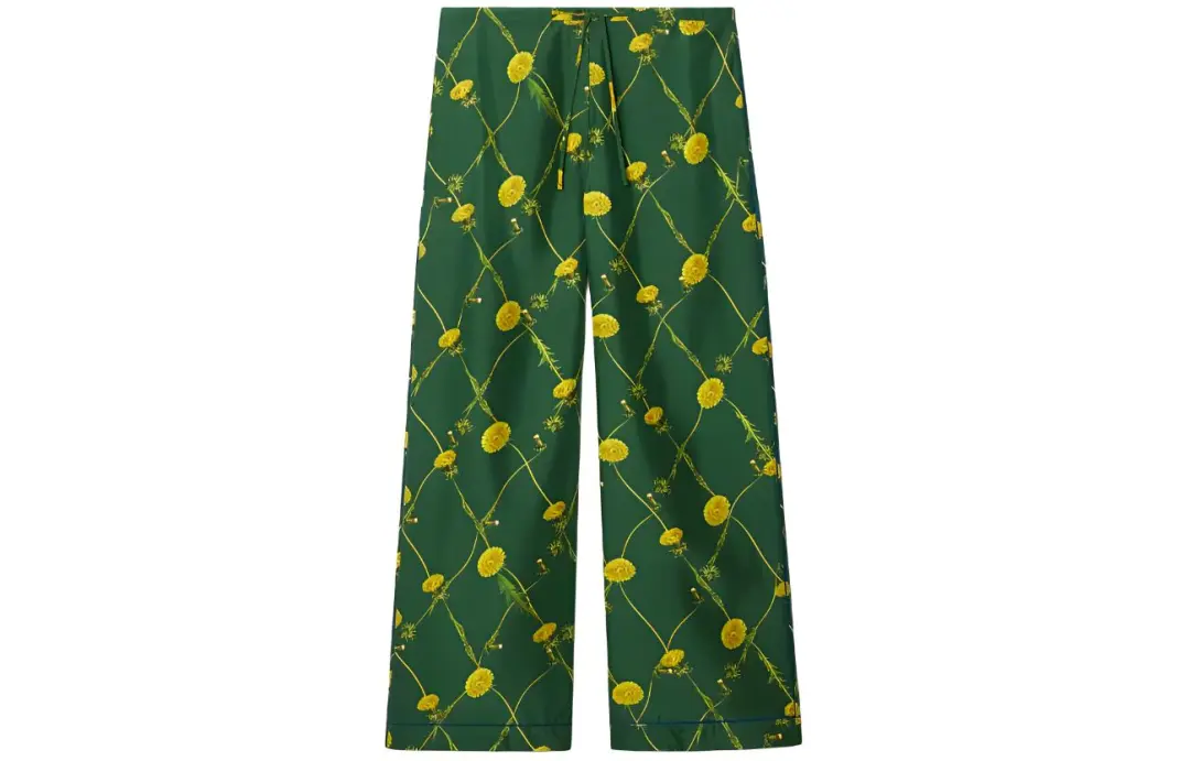 Burberry dandelion-print silk pyjama shirt