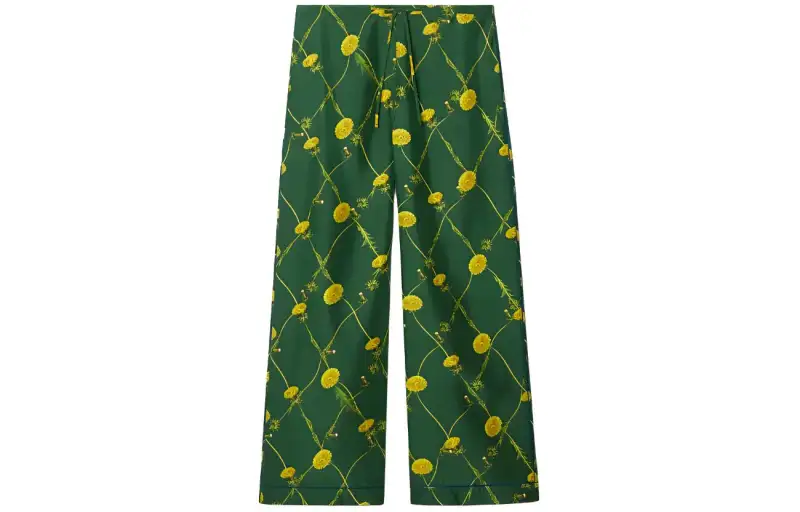 Burberry dandelion-print silk pyjama shirt