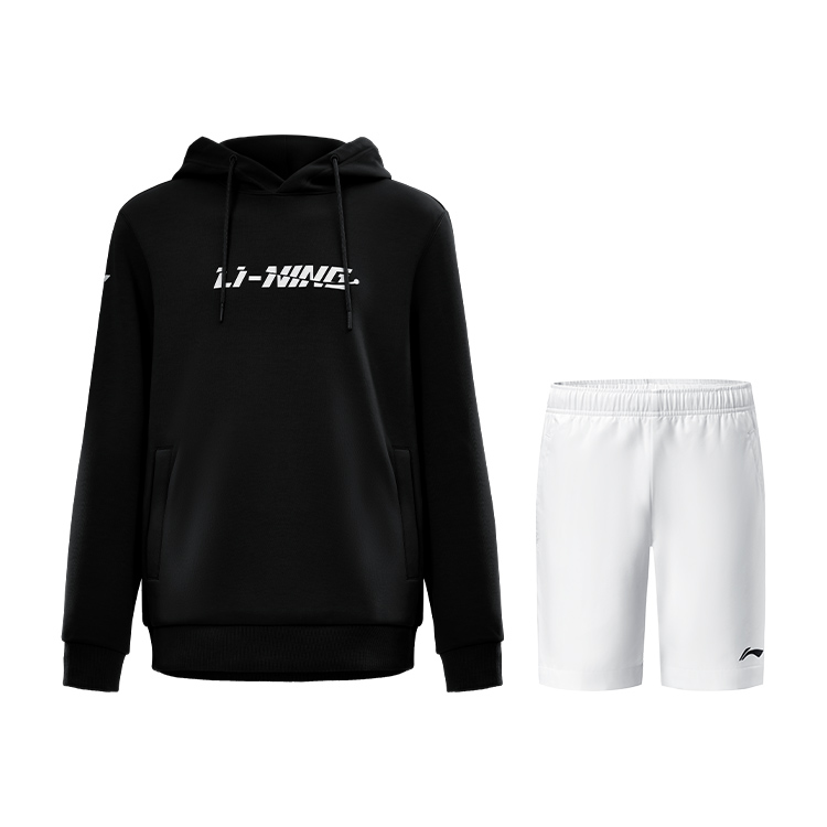 Li Ning Casual Sportswear Unisex Black White