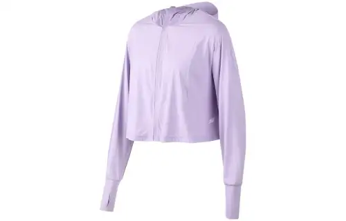 Skechers Sun Protection Clothing Women's Light Snow Cyan/00EW Hooded Moderate
