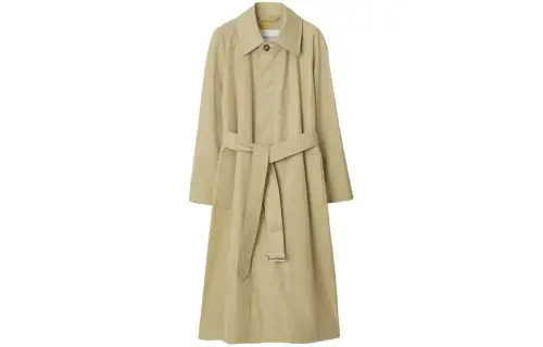 Burberry Short Bradford Car Coat Women's Khaki