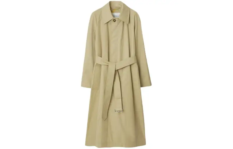 Burberry Short Bradford Car Coat Women's Khaki