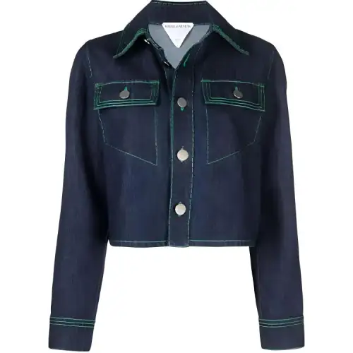 Bottega Veneta Denim Jacket Women's Blue