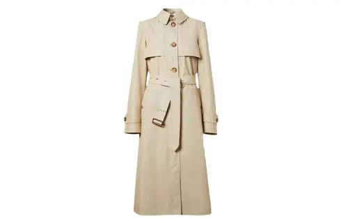 Burberry Trench Coat Women's White