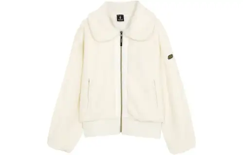 Skechers Velvet feel Coat Women's Butter Ecru