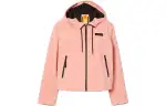 Timberland Cropped Coats Women's Pink Hooded Moderate