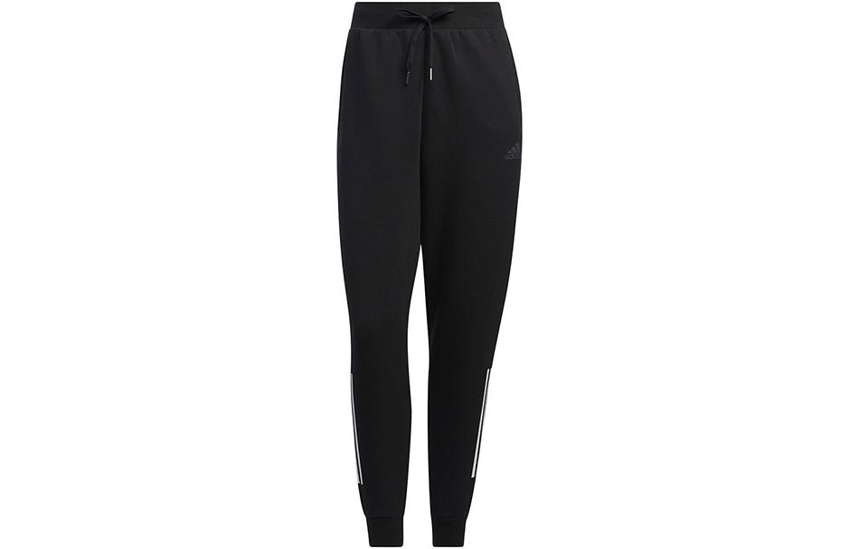 Женские штаны adidas Stripes Slim Joggers (черные)